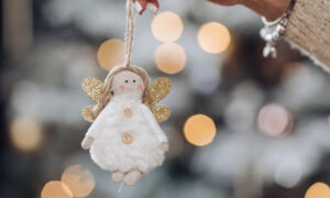 Ангелочек визит на елке