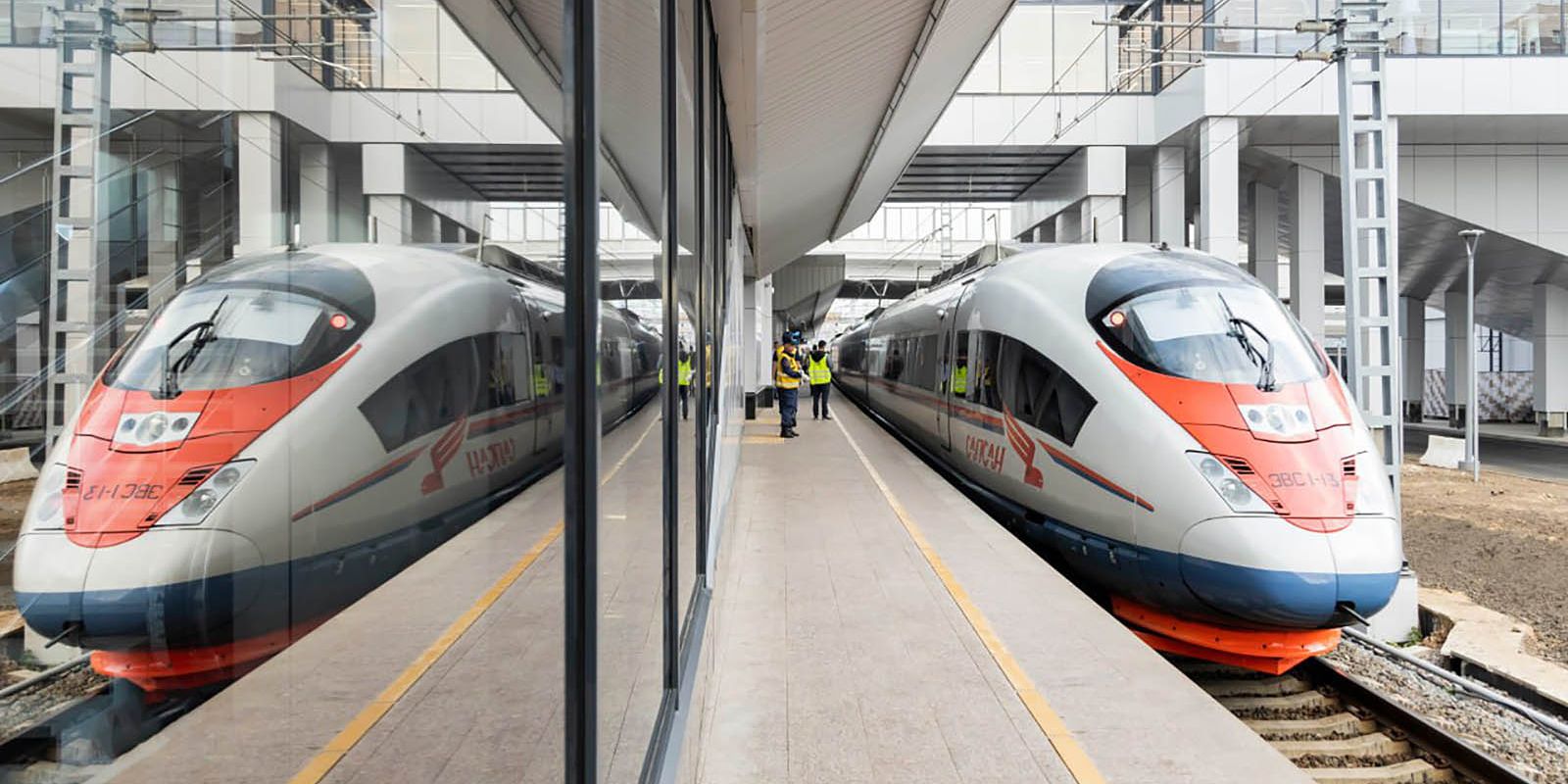 скоростной поезд Сапсан