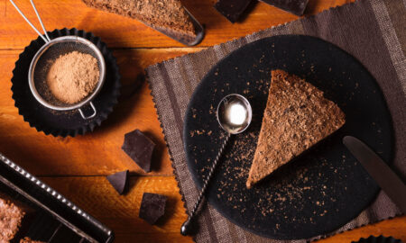 шоколадный пирог