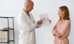 врач консультирует пациентку