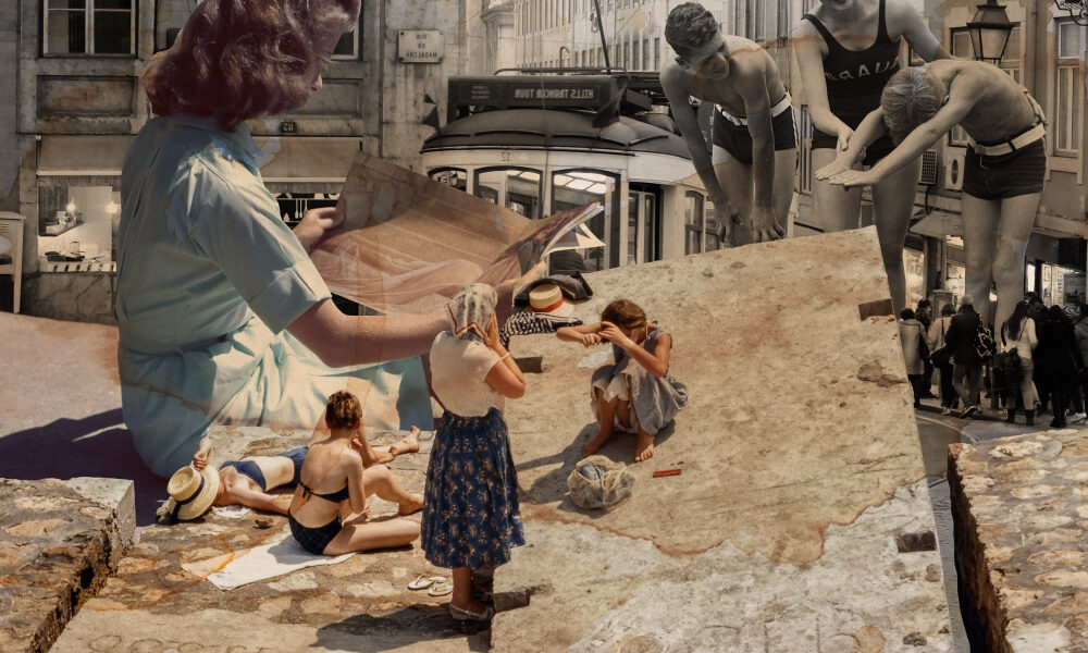 Коллаж из винтажных фотографий