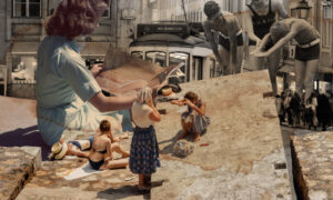 Коллаж из винтажных фотографий