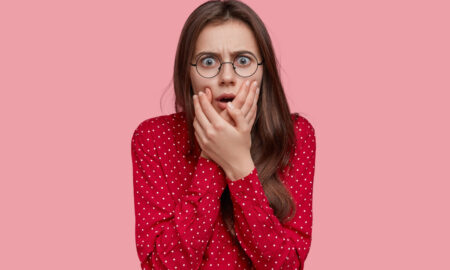 Женщина в шоке