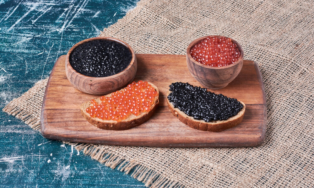 Чёрная и красная икра