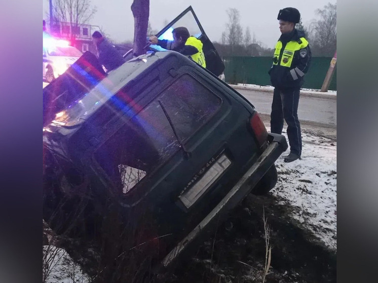 alt водитель улетел в кювет
