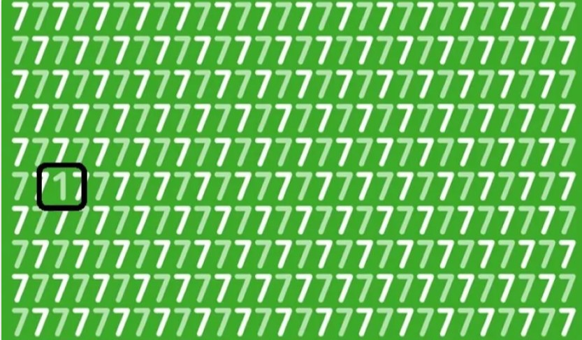 Поиск цифры 1