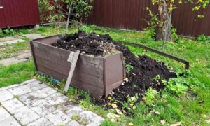 Компост в огороде