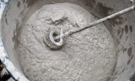 Замес бетона