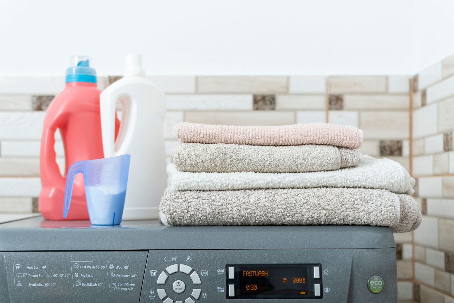 Полотенца на стиральной машине