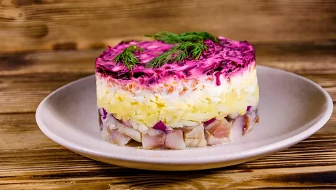 Салат селедка под шубой