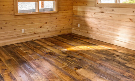 Деревянный пол в доме