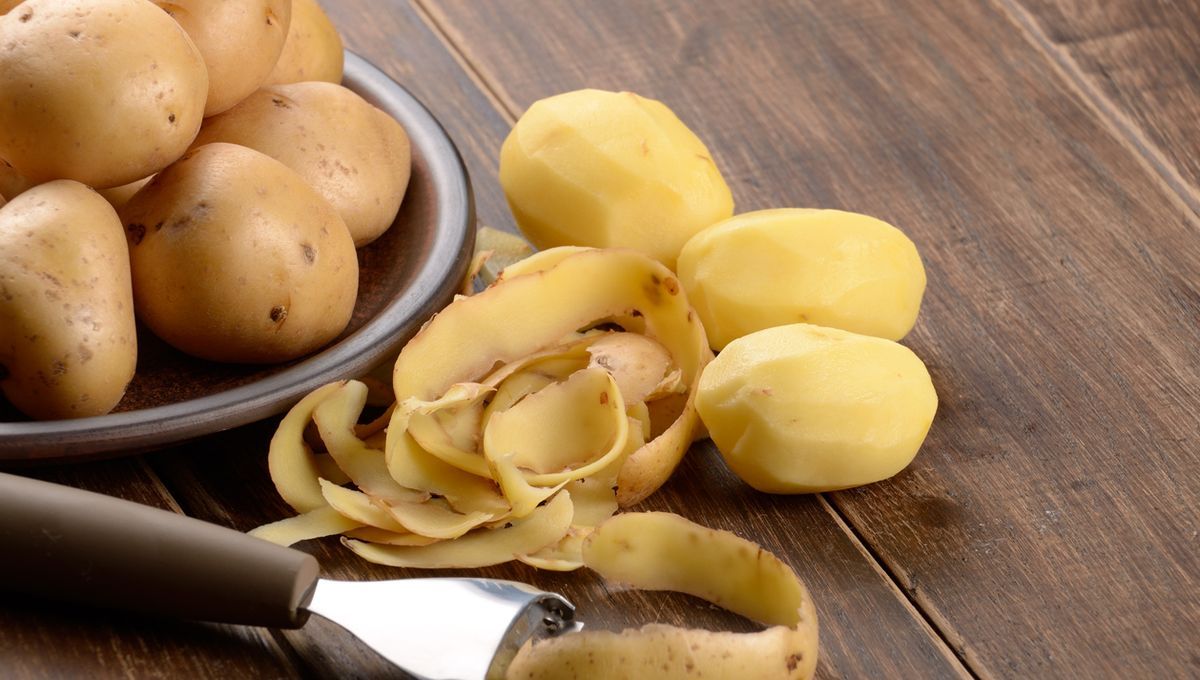 Очищенная картошка