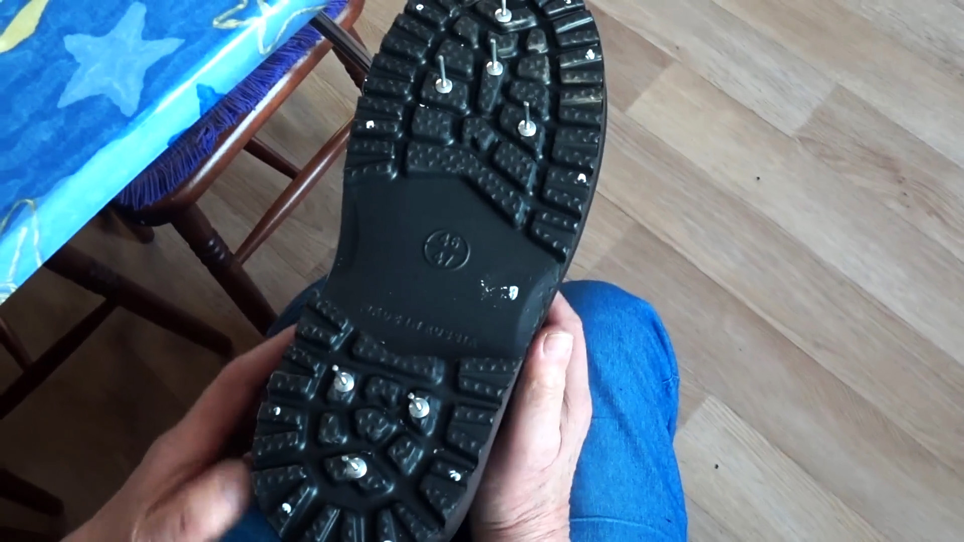 Подошва зимней обуви