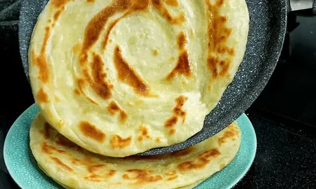 Лепёшка на сковородке