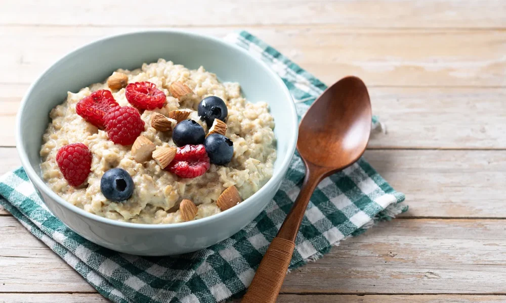 каша с ягодами