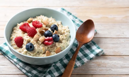 каша с ягодами