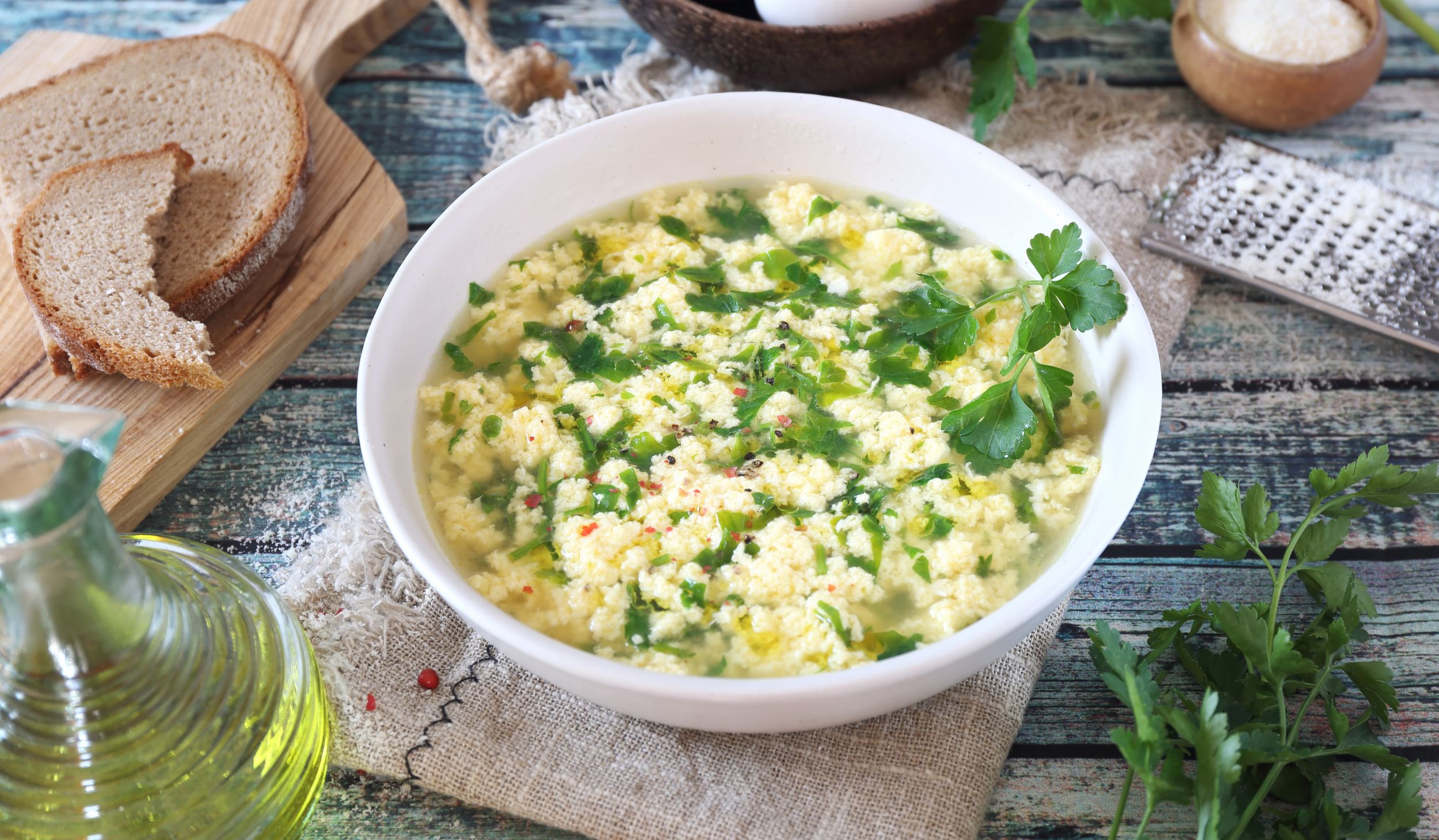 итальянский суп Страчателла