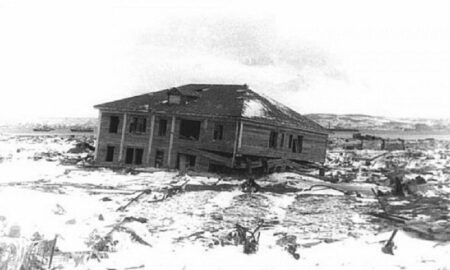 Цунами Северо-Курильск