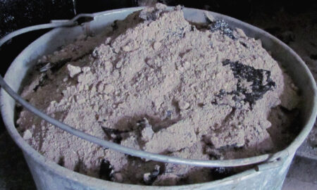 Зола в ведре