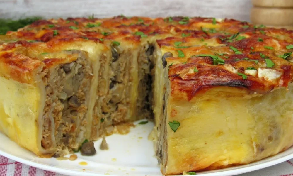 Пирог с мясом