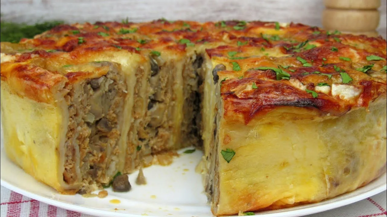 Пирог с мясом