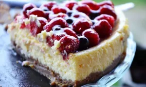 Чизкейк с ягодами