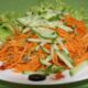 морковный салат с огурцами