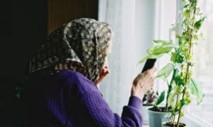 Бабушка у окна