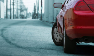 Автомобиль с выверенными колёсами