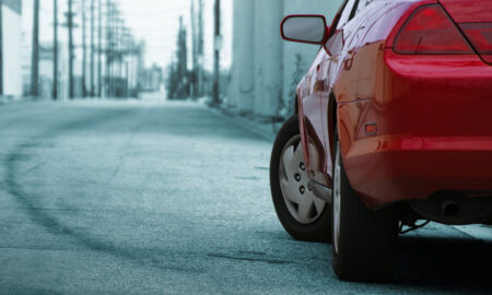 Автомобиль с выверенными колёсами