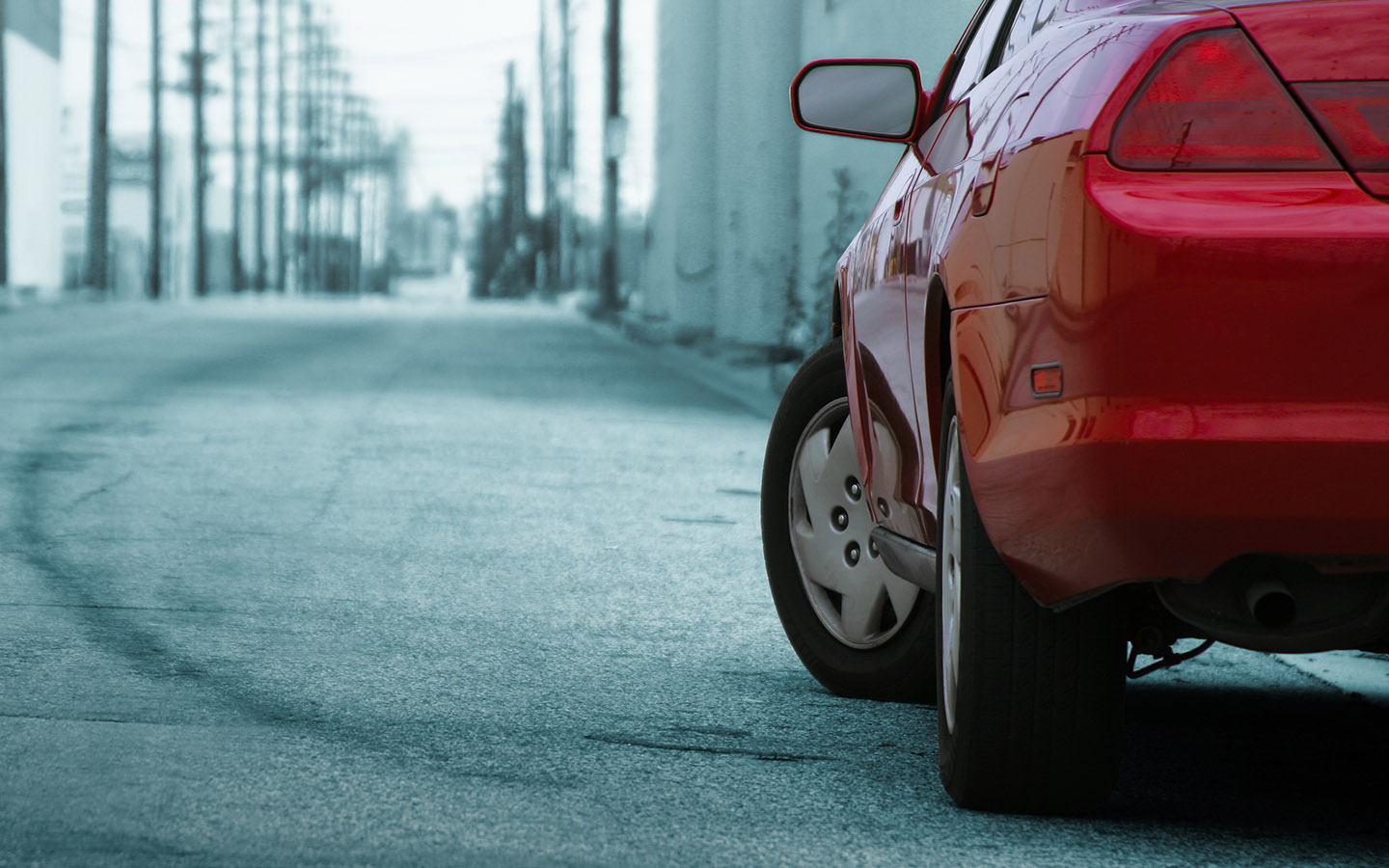 Автомобиль с выверенными колёсами