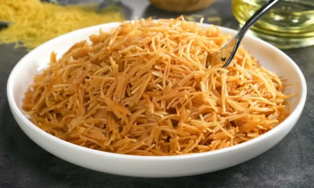 обжаренные макароны