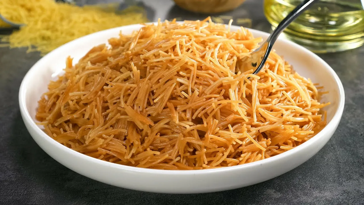 обжаренные макароны