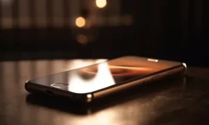 смартфон на столе