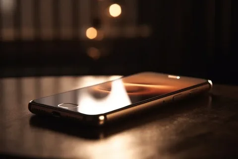 смартфон на столе