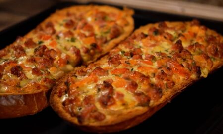 пицца из батона