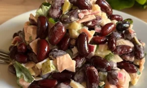 Салат из фасоли