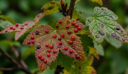 больные листья смородины