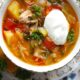 Савойские щи с курицей
