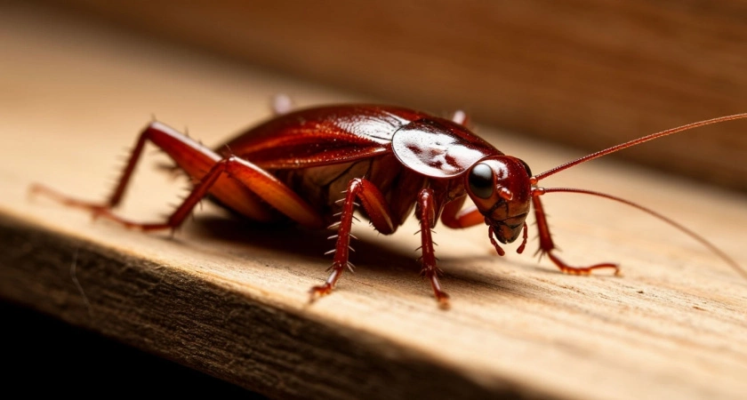 Таракан на подоконнике