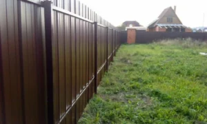 Забор из профлиста