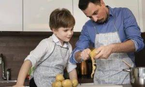 Чистка картошки