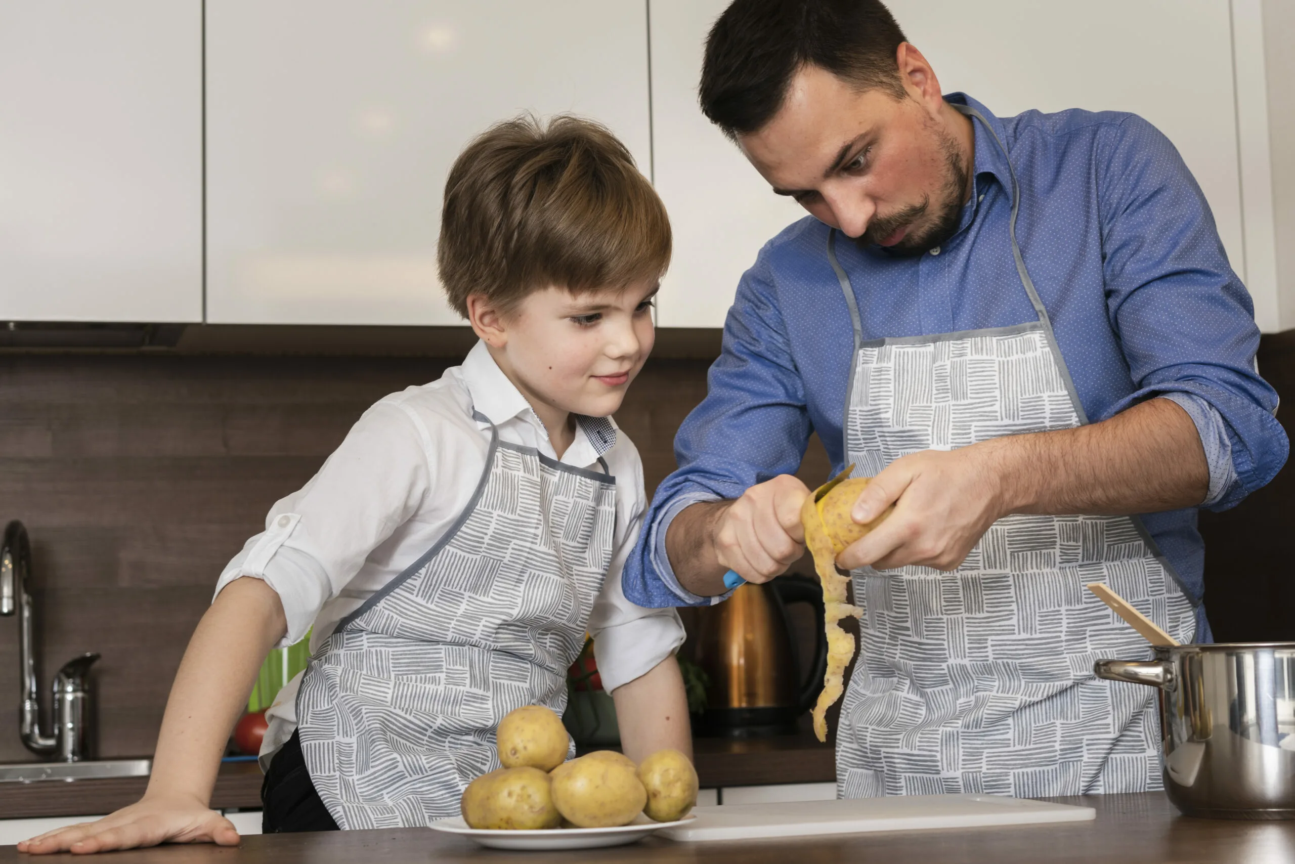 Чистка картошки