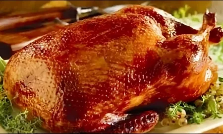 утка в духовке