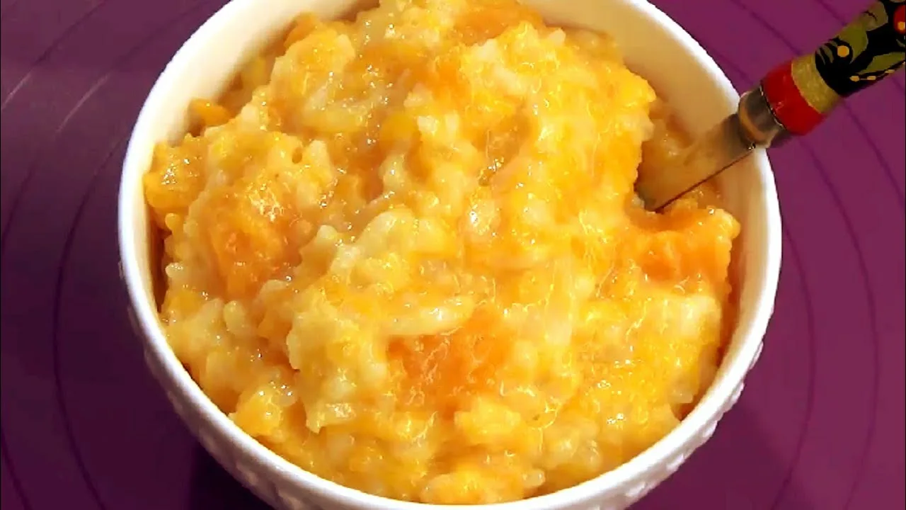 Молочная каша с тыквой