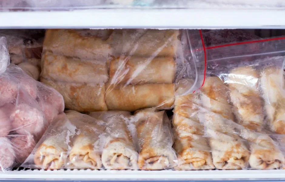 Блинчики в морозилке