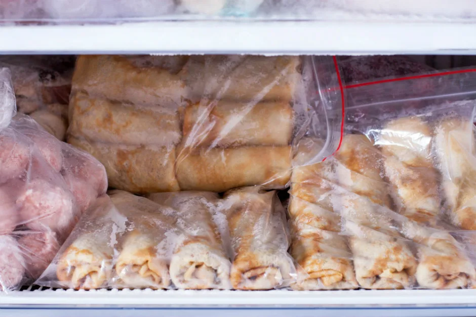 Блинчики в морозилке