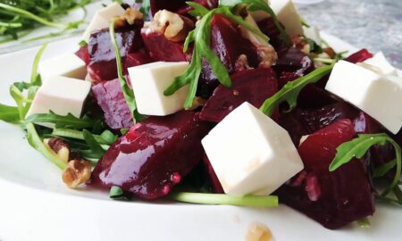 Салат из свёклы и сыра