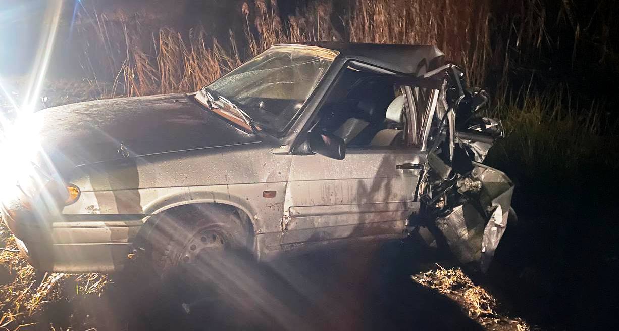 водитель легковушки госпитализирована