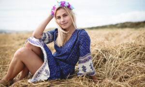 Девушка славянская